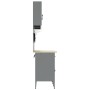 Conjunto de Banco de Trabajo de 10 Piezas en Acero Negro de , Mesas de trabajo - Ref: Foro24-3321478, Precio: 757,62 €, Descu...