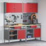 Conjunto de Banco de Trabajo de 8 Piezas de Acero Rojo de , Mesas de trabajo - Ref: Foro24-3321495, Precio: 605,88 €, Descuen...
