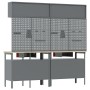 Conjunto de banco de trabajo de 8 piezas en acero rojo de , Mesas de trabajo - Ref: Foro24-3321499, Precio: 587,98 €, Descuen...