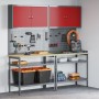 Set de Banco de Trabajo de 8 Piezas Gris Acero de , Mesas de trabajo - Ref: Foro24-3321501, Precio: 445,91 €, Descuento: %
