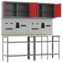 Set de Banco de Trabajo de 8 Piezas Gris Acero de , Mesas de trabajo - Ref: Foro24-3321501, Precio: 445,91 €, Descuento: %