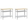 Set de Banco de Trabajo de 8 Piezas Gris Acero de , Mesas de trabajo - Ref: Foro24-3321501, Precio: 445,91 €, Descuento: %