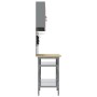 Set de Banco de Trabajo de 8 Piezas Gris Acero de , Mesas de trabajo - Ref: Foro24-3321501, Precio: 445,91 €, Descuento: %