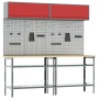Juego de banco de trabajo de 8 piezas de acero gris de , Mesas de trabajo - Ref: Foro24-3321505, Precio: 452,66 €, Descuento: %