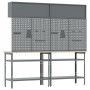 Juego de Banco de Trabajo de 8 Piezas en Acero Gris de , Mesas de trabajo - Ref: Foro24-3321504, Precio: 461,19 €, Descuento: %