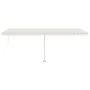 Cream automatic standing awning 600x300 cm by vidaXL, Awnings - Ref: Foro24-3069607, Price: 648,71 €, Discount: %