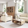 Sofá de 3 Piezas de con Cojines de Lino de , Sofás - Ref: Foro24-3324604, Precio: 676,61 €, Descuento: %