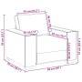 Sofá de 3 Piezas de con Cojines de Lino de , Sofás - Ref: Foro24-3324604, Precio: 676,61 €, Descuento: %