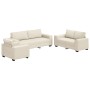 Conjunto de sofá de 3 piezas con cojines de lino de , Sofás - Ref: Foro24-3324606, Precio: 727,55 €, Descuento: %