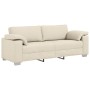 Conjunto de sofá de 3 piezas con cojines de lino de , Sofás - Ref: Foro24-3324607, Precio: 724,91 €, Descuento: %