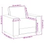 Conjunto de sofá de 3 piezas con cojines de lino de , Sofás - Ref: Foro24-3324607, Precio: 724,91 €, Descuento: %