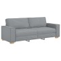 Conjunto de Sofá de 3 Piezas con Cojines Gris Claro de , Sofás - Ref: Foro24-3324609, Precio: 620,66 €, Descuento: %