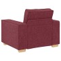Conjunto de sofá de 3 piezas con cojines color rojo vino de , Sofás - Ref: Foro24-3324612, Precio: 620,66 €, Descuento: %
