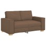 Conjunto de sofá de 3 piezas con cojines de tela marrón de , Sofás - Ref: Foro24-3324613, Precio: 620,66 €, Descuento: %