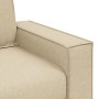 Conjunto de sofá de 3 piezas de con cojines de tela crema de , Sofás - Ref: Foro24-3324616, Precio: 620,66 €, Descuento: %