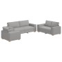 Conjunto de Sofá de 3 Piezas con Cojines de Tela Gris Nube de , Sofás - Ref: Foro24-3324617, Precio: 625,92 €, Descuento: %