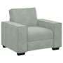 Conjunto de Sofá de 3 Piezas con Cojines de Terciopelo Gris Claro de , Sofás - Ref: Foro24-3324618, Precio: 616,52 €, Descuen...