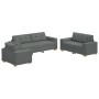 Set de Sofá de 3 Piezas con Cojines de Tela Gris Oscuro de , Sofás - Ref: Foro24-3324629, Precio: 637,22 €, Descuento: %