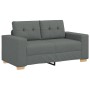 Set de Sofá de 3 Piezas con Cojines de Tela Gris Oscuro de , Sofás - Ref: Foro24-3324629, Precio: 637,22 €, Descuento: %