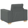 Set de Sofá de 3 Piezas con Cojines de Tela Gris Oscuro de , Sofás - Ref: Foro24-3324629, Precio: 637,22 €, Descuento: %