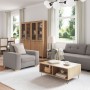 Juego de Sofás de 3 Piezas con Cojines de Tela Taupe de , Sofás - Ref: Foro24-3324634, Precio: 628,41 €, Descuento: %