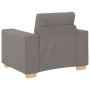 Juego de Sofás de 3 Piezas con Cojines de Tela Taupe de , Sofás - Ref: Foro24-3324634, Precio: 628,41 €, Descuento: %