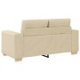 Conjunto de Sofá de 3 Piezas con Cojines de Tela Crema de , Sofás - Ref: Foro24-3324635, Precio: 628,41 €, Descuento: %