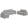 Juego de Sofá de 3 Piezas con Cojines en Tela Gris Nube de , Sofás - Ref: Foro24-3324636, Precio: 633,08 €, Descuento: %