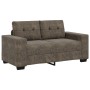Juego de Sofá de 3 Piezas con Cojines de Cuero Sintético Gris Oscuro de , Sofás - Ref: Foro24-3324638, Precio: 680,07 €, Desc...