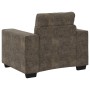 Juego de Sofá de 3 Piezas con Cojines de Cuero Sintético Gris Oscuro de , Sofás - Ref: Foro24-3324638, Precio: 680,07 €, Desc...