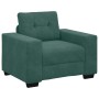 Set de Sofá de 3 Piezas con Cojines en Terciopelo Verde Oscuro de , Sofás - Ref: Foro24-3324641, Precio: 616,86 €, Descuento: %