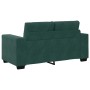 Set de Sofá de 3 Piezas con Cojines en Terciopelo Verde Oscuro de , Sofás - Ref: Foro24-3324641, Precio: 616,86 €, Descuento: %