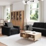 Juego de Sofá de 3 Piezas con Cojines de Terciopelo Negro de , Sofás - Ref: Foro24-3324644, Precio: 675,34 €, Descuento: %