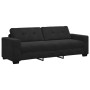 Juego de Sofá de 3 Piezas con Cojines de Terciopelo Negro de , Sofás - Ref: Foro24-3324644, Precio: 675,34 €, Descuento: %