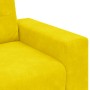 Conjunto de sofá de 3 piezas con cojines de terciopelo amarillo de , Sofás - Ref: Foro24-3324645, Precio: 617,84 €, Descuento: %