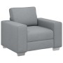 Juego de Sofá de 3 Piezas con Cojines en Tela Gris Claro de , Sofás - Ref: Foro24-3324658, Precio: 653,36 €, Descuento: %