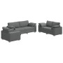 Juego de sofá de 3 piezas con cojines de tela en gris oscuro de , Sofás - Ref: Foro24-3324659, Precio: 666,86 €, Descuento: %