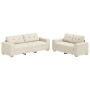 Set de sofá de 2 piezas con cojines de lino de , Sofás - Ref: Foro24-3324687, Precio: 510,23 €, Descuento: %