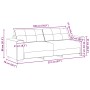 Set de sofá de 2 piezas con cojines de lino de , Sofás - Ref: Foro24-3324687, Precio: 510,23 €, Descuento: %
