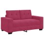 Juego de Sofá de 2 Piezas con Cojines en Terciopelo Rojo Vino de , Sofás - Ref: Foro24-3324725, Precio: 464,40 €, Descuento: %