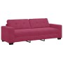 Juego de Sofá de 2 Piezas con Cojines en Terciopelo Rojo Vino de , Sofás - Ref: Foro24-3324725, Precio: 464,40 €, Descuento: %