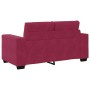 Juego de Sofá de 2 Piezas con Cojines en Terciopelo Rojo Vino de , Sofás - Ref: Foro24-3324725, Precio: 464,40 €, Descuento: %
