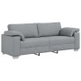 Juego de Sofá de 2 Piezas con Cojines en Tela Gris Claro de , Sofás - Ref: Foro24-3324740, Precio: 489,17 €, Descuento: %