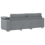 Juego de Sofá de 2 Piezas con Cojines en Tela Gris Claro de , Sofás - Ref: Foro24-3324740, Precio: 489,17 €, Descuento: %