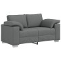 Juego de Sofá de 2 Piezas con Cojines en Tela Gris Oscuro de , Sofás - Ref: Foro24-3324741, Precio: 500,09 €, Descuento: %