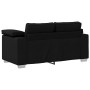 Conjunto de sofá de 2 piezas con cojines de tela negra de , Sofás - Ref: Foro24-3324742, Precio: 501,91 €, Descuento: %