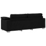 Conjunto de sofá de 2 piezas con cojines de tela negra de , Sofás - Ref: Foro24-3324742, Precio: 501,91 €, Descuento: %