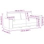 Conjunto de sofá de 2 piezas con cojines de tela negra de , Sofás - Ref: Foro24-3324742, Precio: 501,91 €, Descuento: %