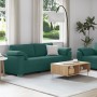 Conjunto de sofá de 2 piezas con cojines en tela verde oscuro de , Sofás - Ref: Foro24-3324745, Precio: 489,87 €, Descuento: %