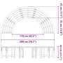 Banco de árbol exterior 200 cm de madera maciza de eucalipto de , Bancos de jardín - Ref: Foro24-3324836, Precio: 461,55 €, D...